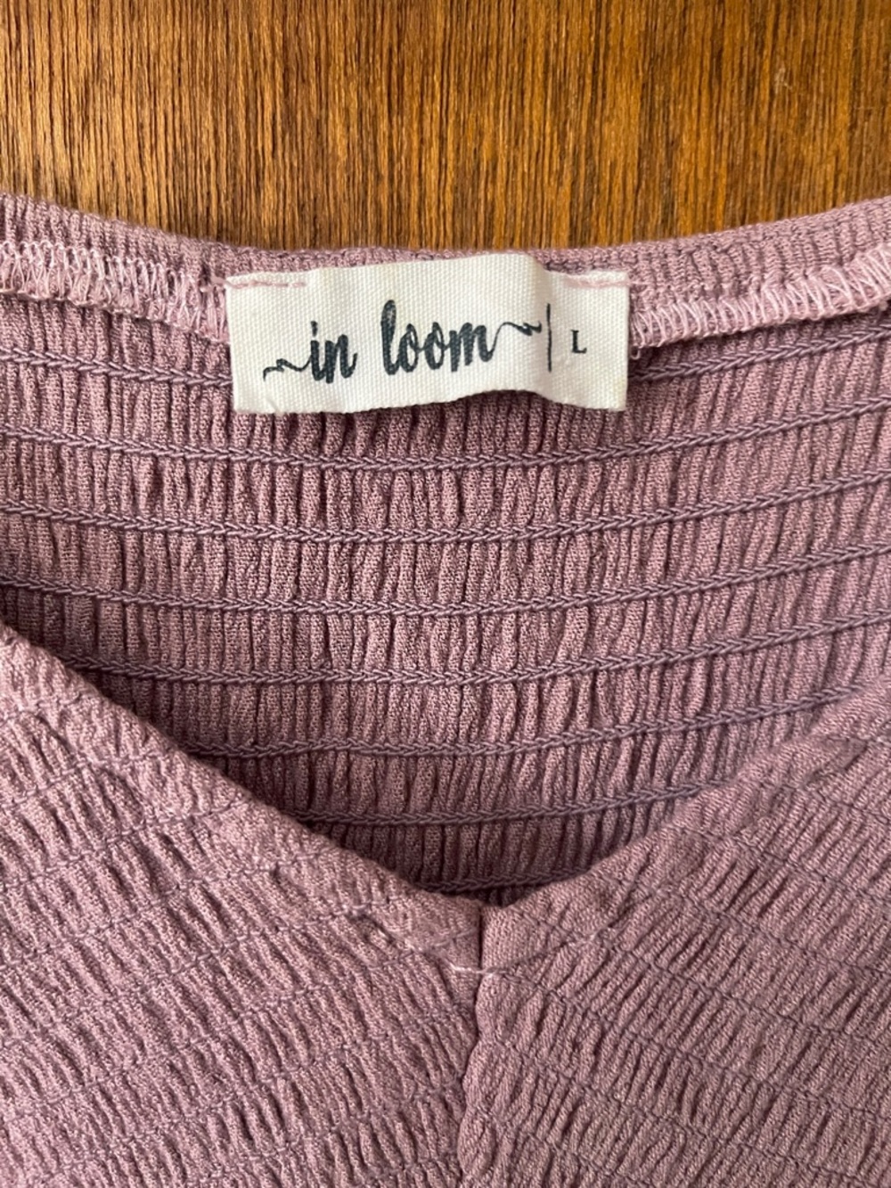 In Loom lavender smocked flutter sleeve tiered maxi midi dress - Picture 2 of 9